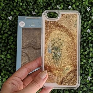 NWT iPhone 6/6S Moving Gold Glitter Case!